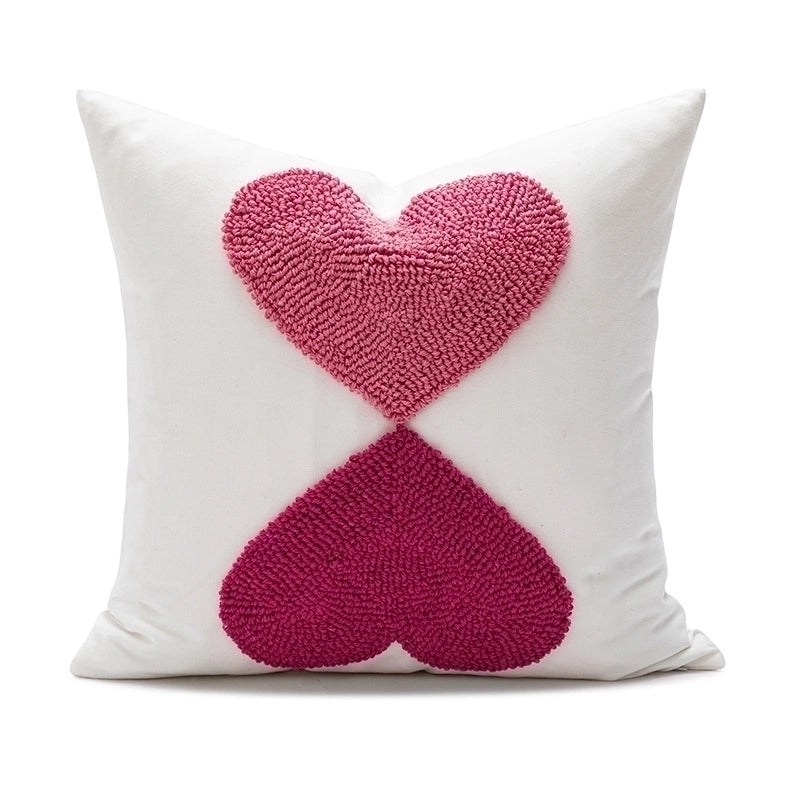 Cute Letter Cotton Pillow Cases