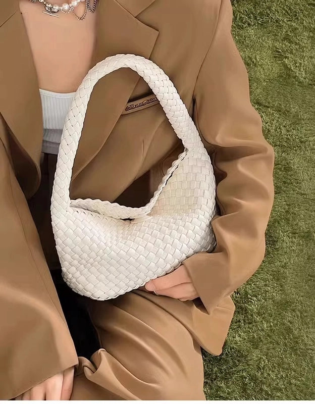 Summer Handmade Woven Bag Women's Bag New Fashion Small Bag Underarm Bag Crossbody Shoulder Hand Bag