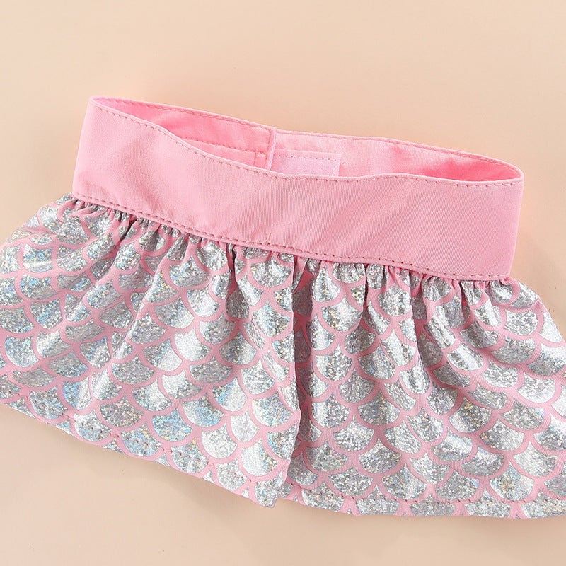 Mermaid Printed Dog Bikini