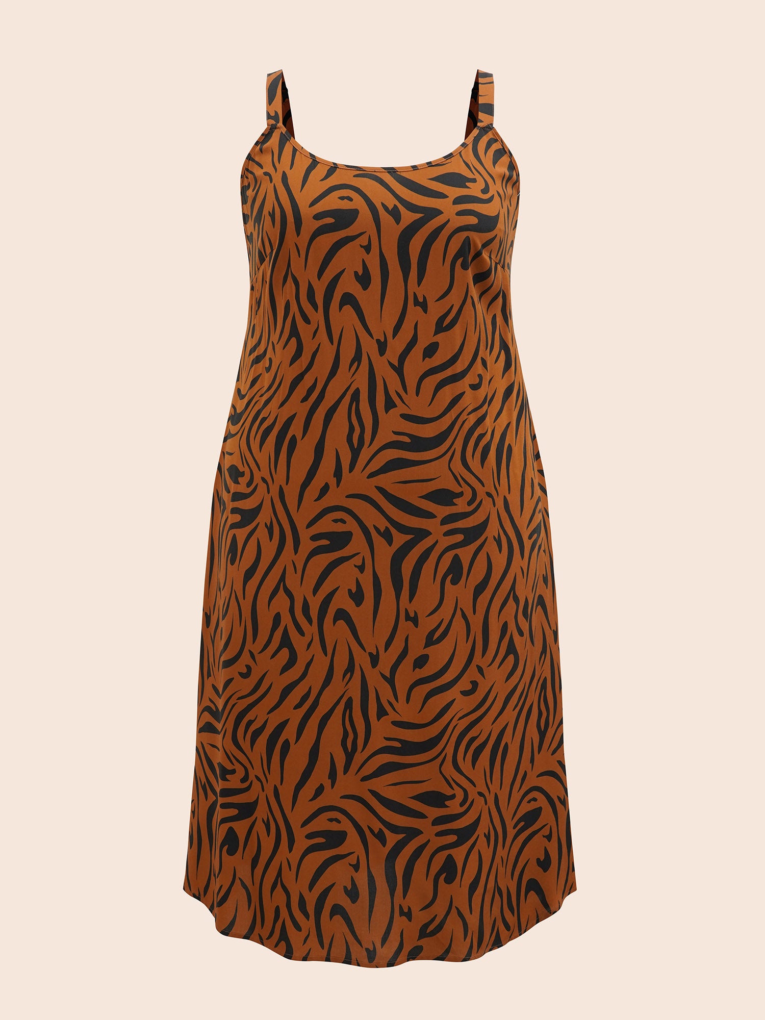 Leopard Print Cami Midi Dress