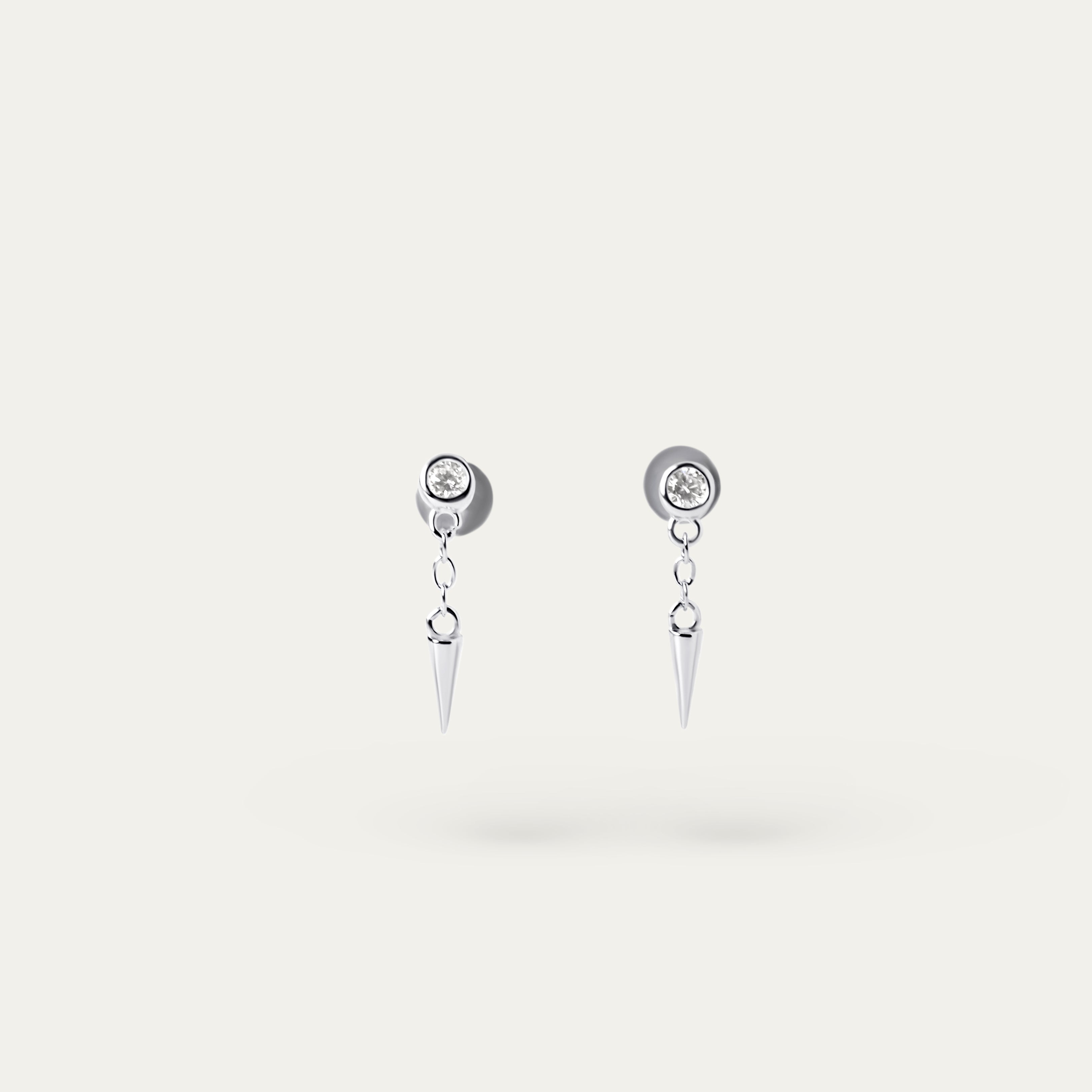 Pani CZ Studs (925 Sterling Silver)