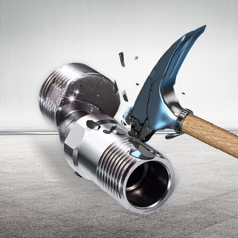 Eccentric Extendable Nipple for Thermostatic Shower Valve Installation