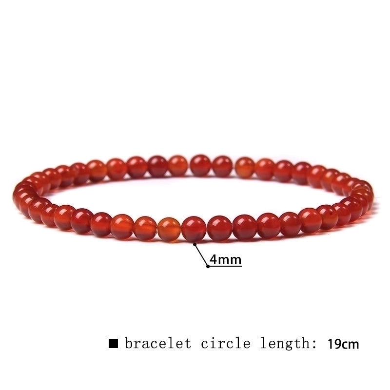 Minimalist Marble Natural Stone Beaded Bracelets