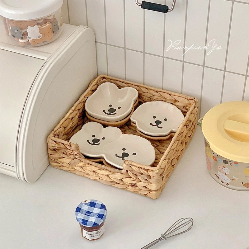 Cute Cartoon Porcelain Dish 1 Piece