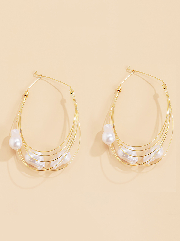 Tasseled Pearl Ear-Ring