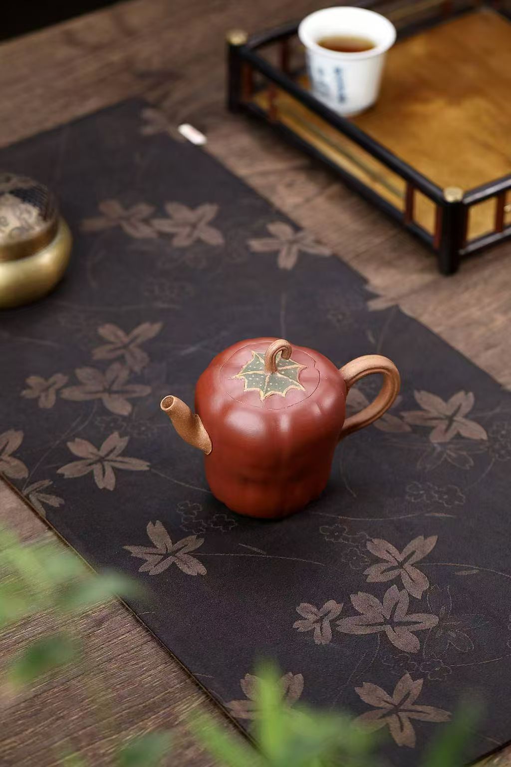 Original clay powder with red clay decoration 150cc