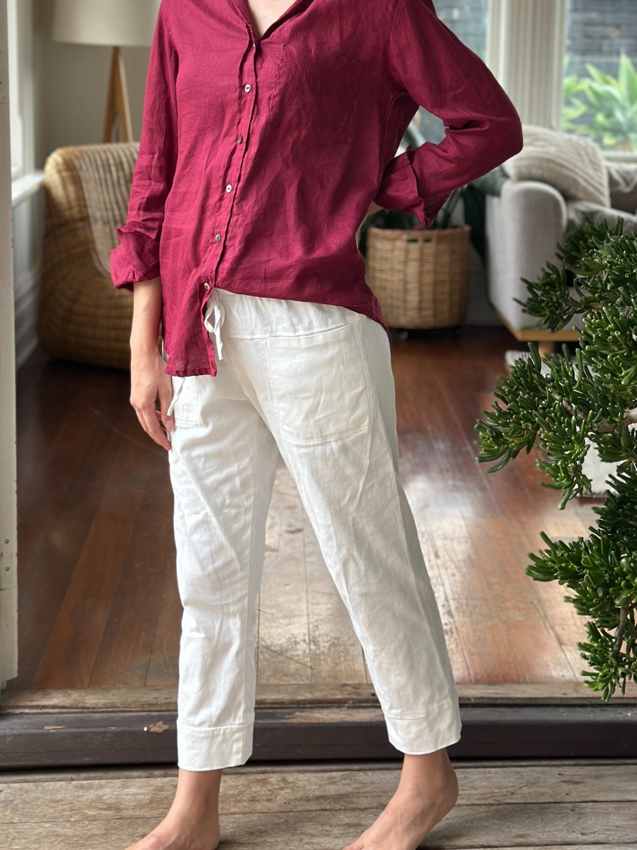 dylan pant-chalk twill