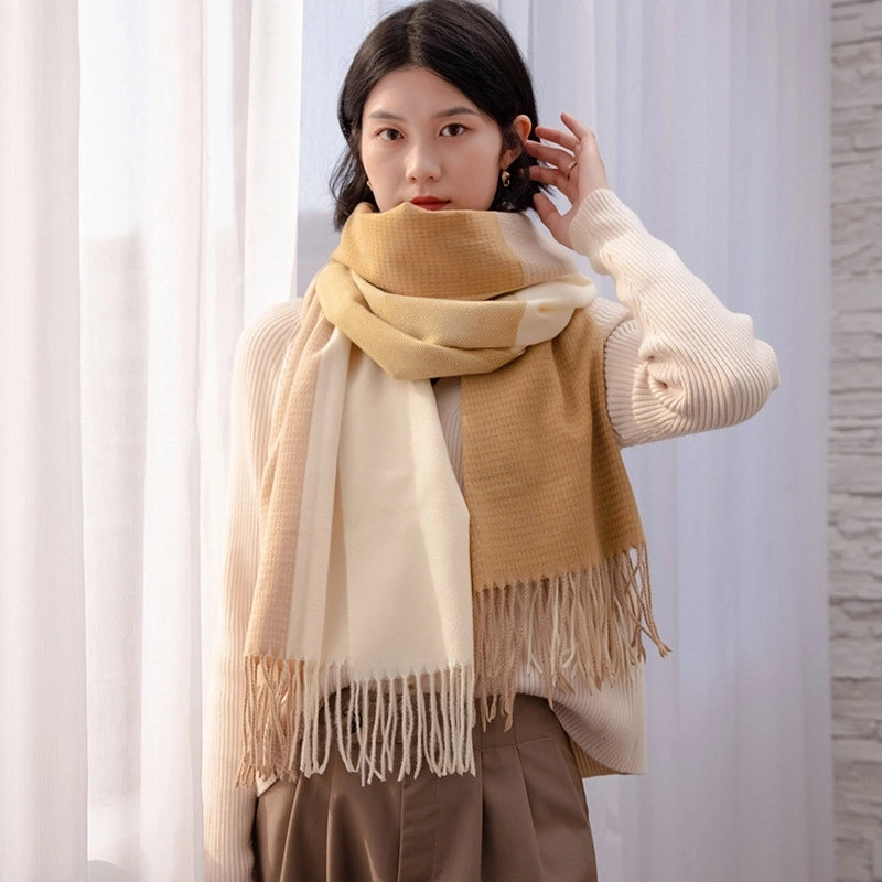Women's Elegant Streetwear Tassel Polyester Tassel Scarf