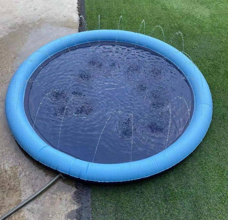 Non-slip Material Pet Swimming Children Splash Pad Water Spray Pad