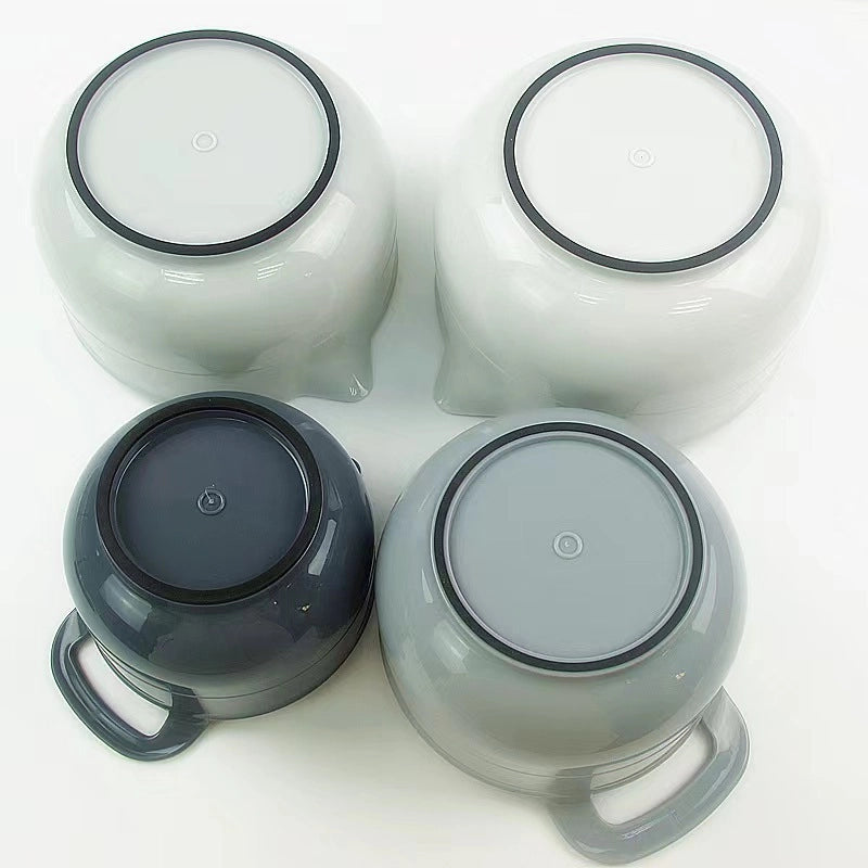 Casual Solid Color Plastic Salah Bowl