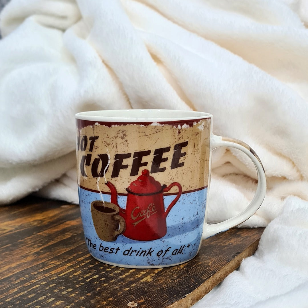 Brown Coffee Porcelain Mugs
