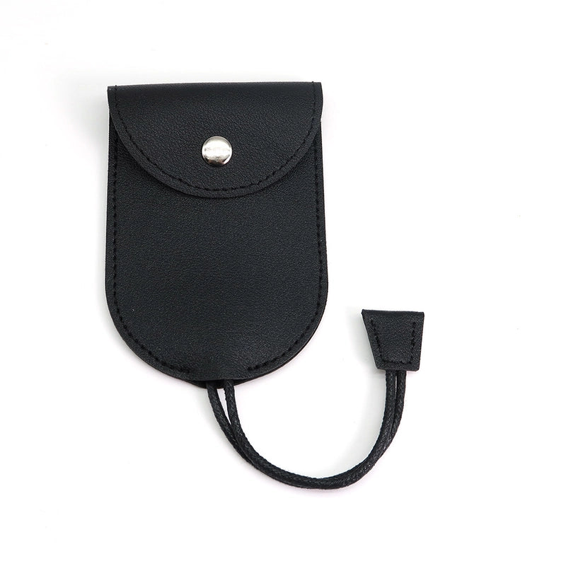 Unisex Solid Color Pu Leather Buckle Card Holders
