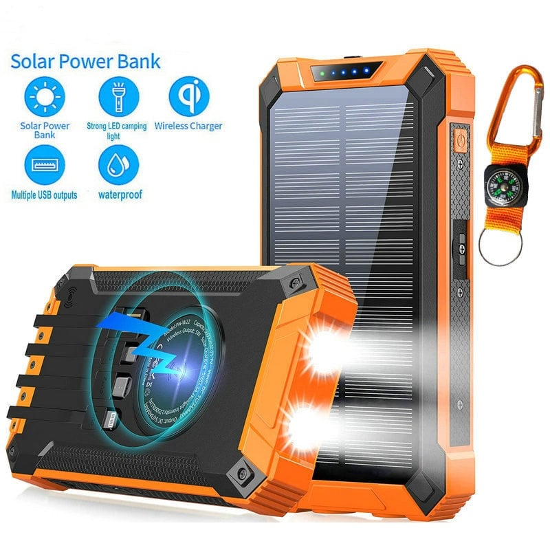 🔥Portable Wireless Solar Power Bank