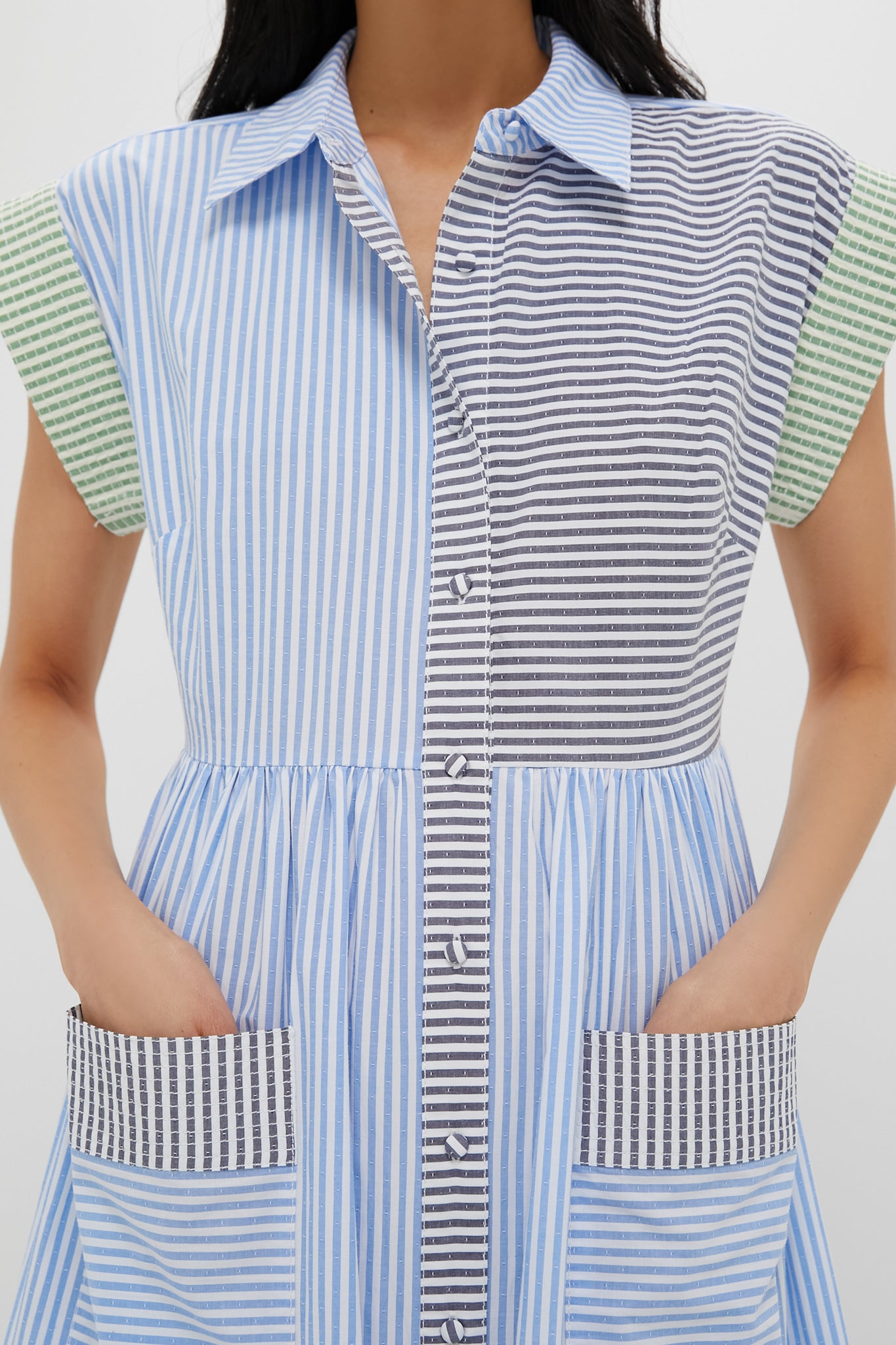 Croquet Stripe Sarah Dress