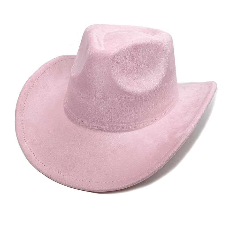 Women's Classic Style Solid Color Flat Eaves Fedora Hat