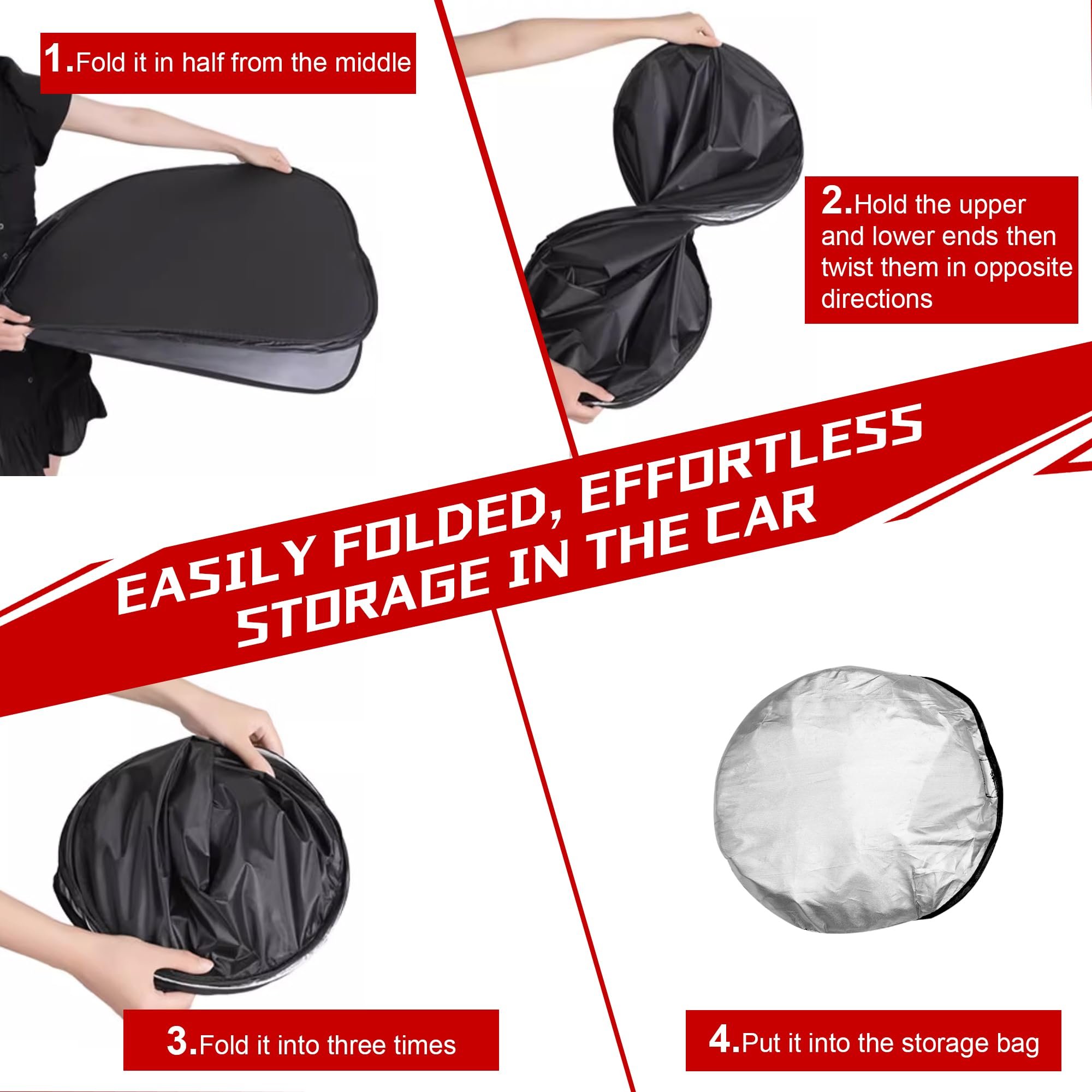 🔥LAST DAY 49% - Car Windshield Sun Shade Cover