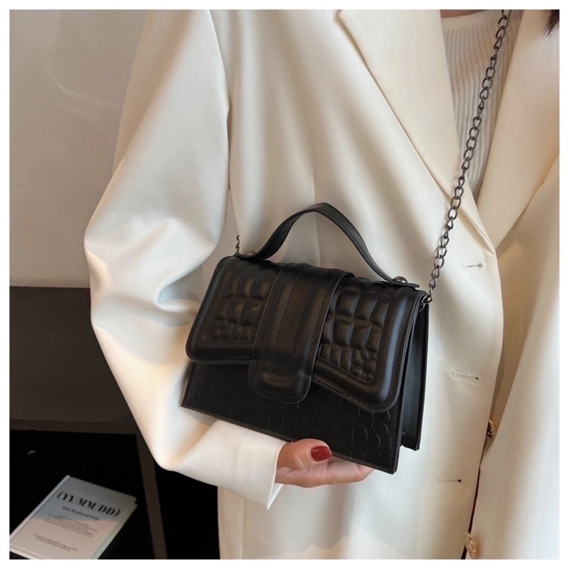Women's Small Summer Pu Leather Fashion Square Bag
