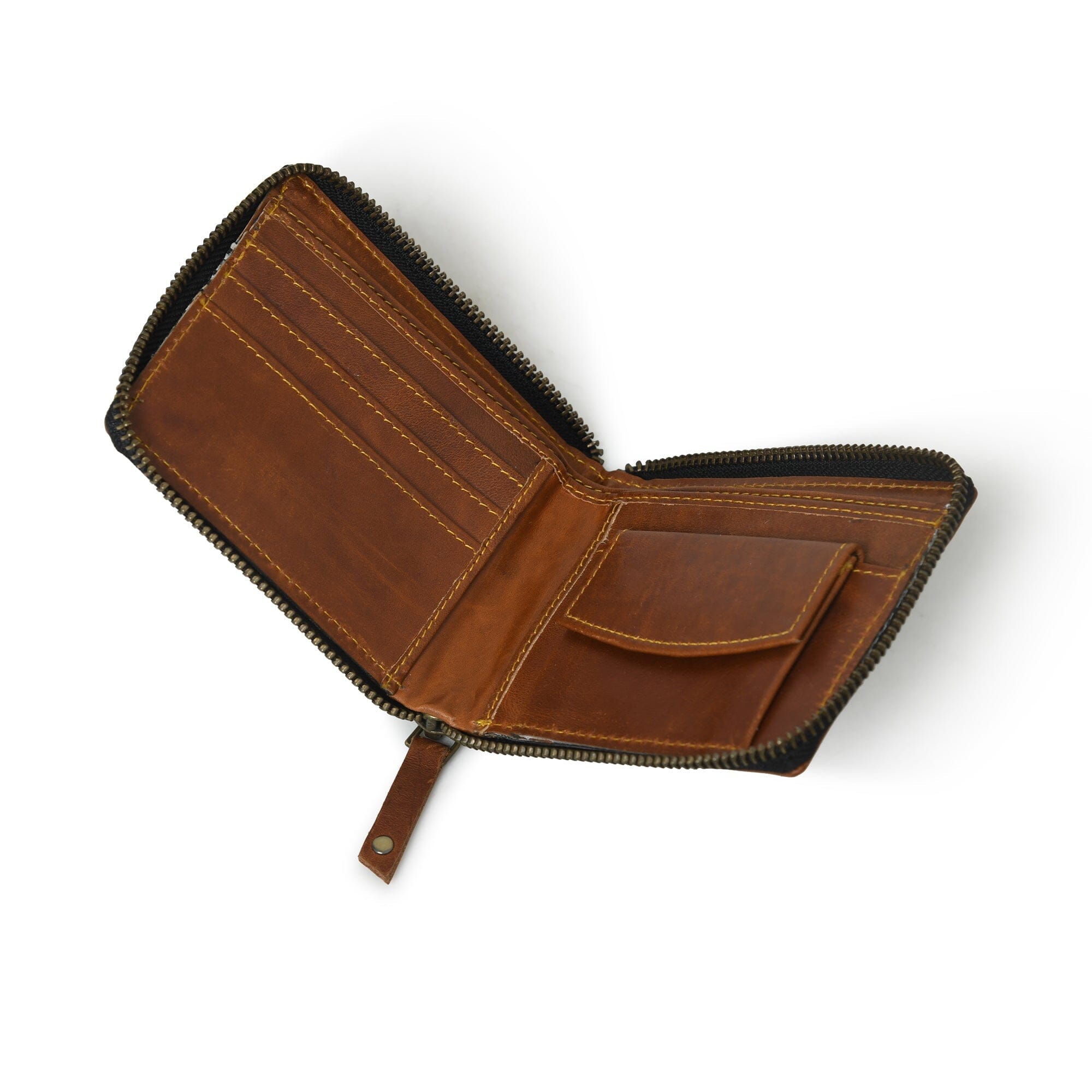 Bi-Fold Wallet- Tan Brown