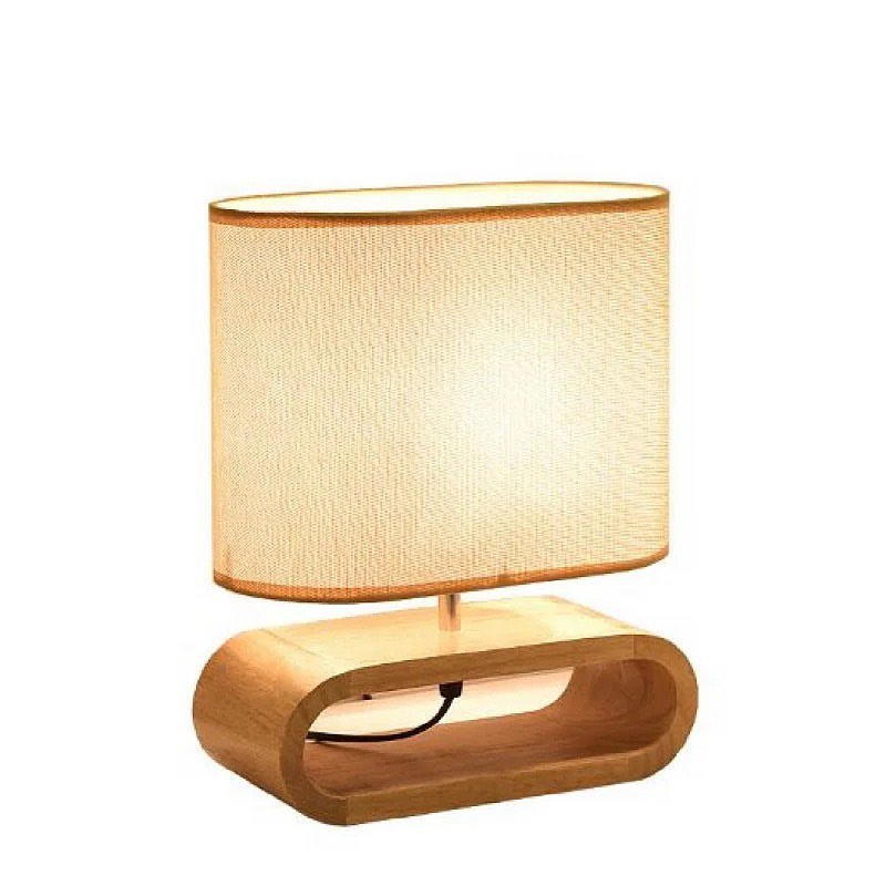 Contemporary Wooden Table Lamp