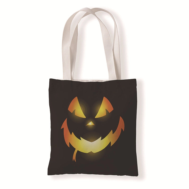 Unisex Minimalist Pumpkin Shopping Bags
