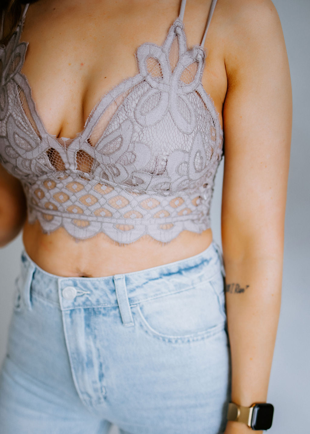 Kyler Crochet Lace Bralette