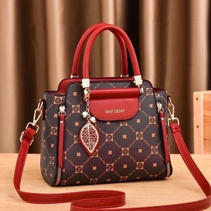 Women's Medium All Seasons Pu Leather Vintage Style Handbag