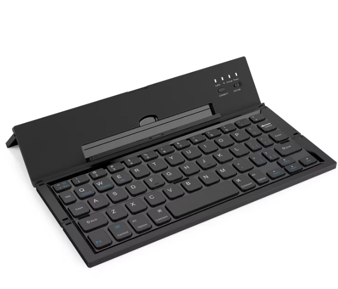 Metal Foldable Bluetooth Keyboard for ipad android tablet pc Mobile phone portable Folding tkl wireless keyboard