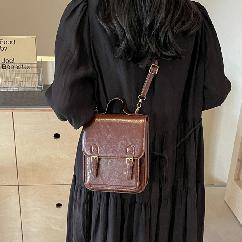 Retro Cambridge Style PU Leather Messenger Bag