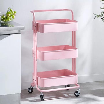 3-Tier Kitchen Storage Trolley Rack