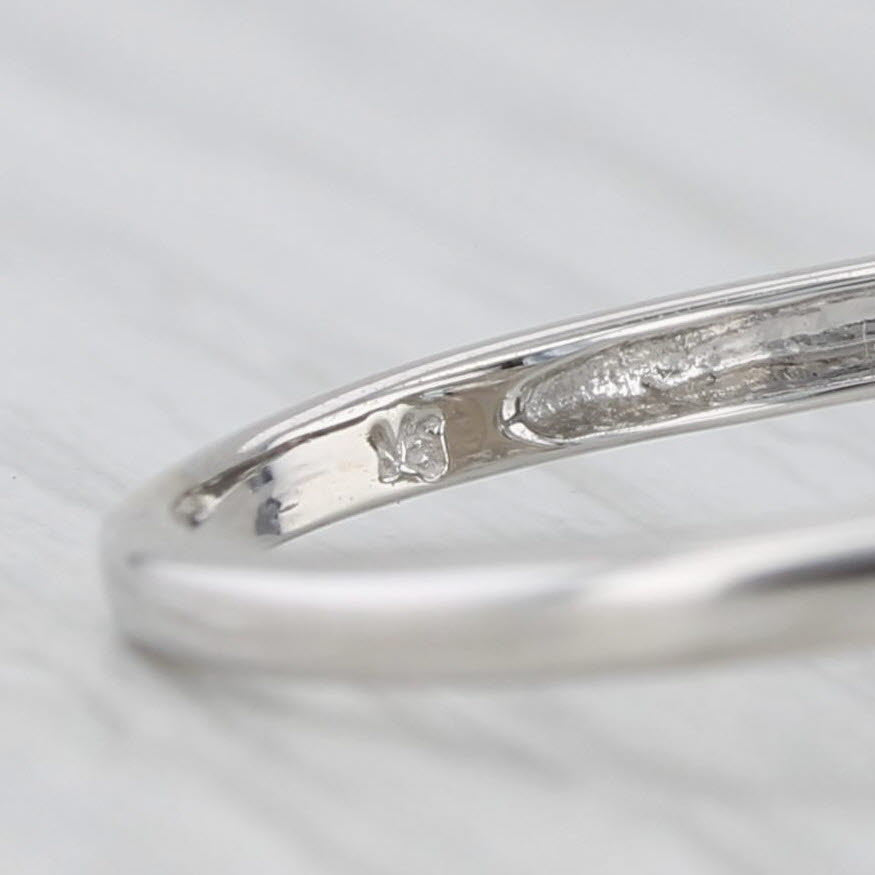 2.33ctw Blue Topaz Diamond Halo Ring 10k White Gold Size 9