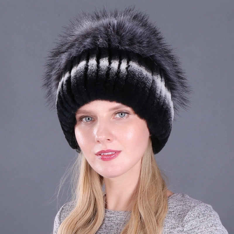Women's Basic Solid Color Eaveless Wool Cap
