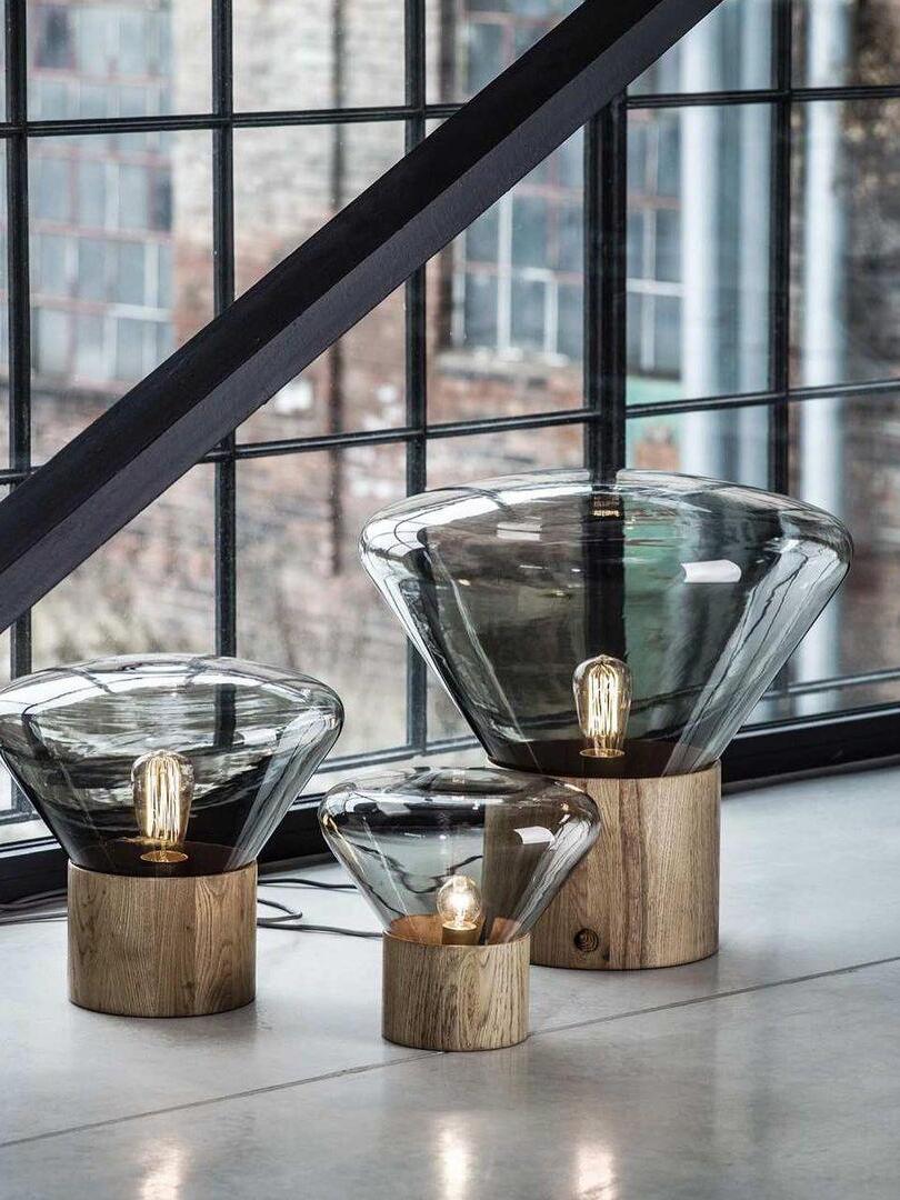 Muffin Collation Pendant. Table & Floor Lamps Set