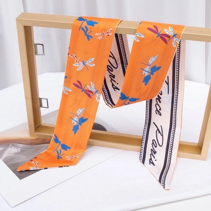 Women's Casual Minimalist Printing Plaid Flower Polyester Hair Band
