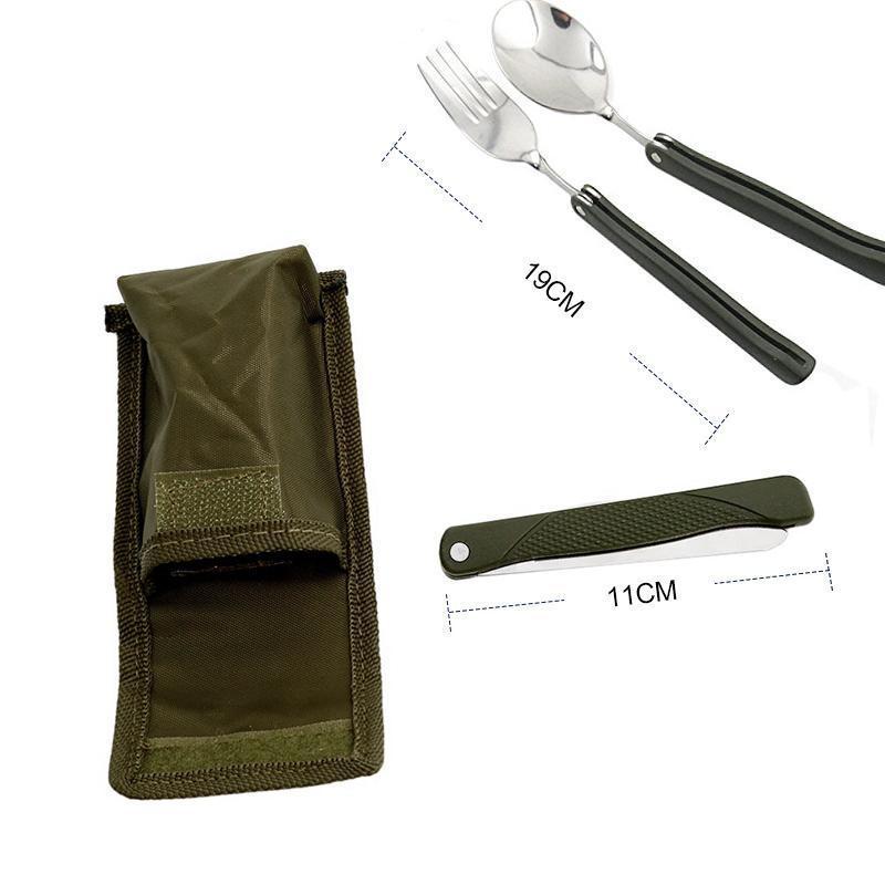 Camping Foldable Cutlery Set