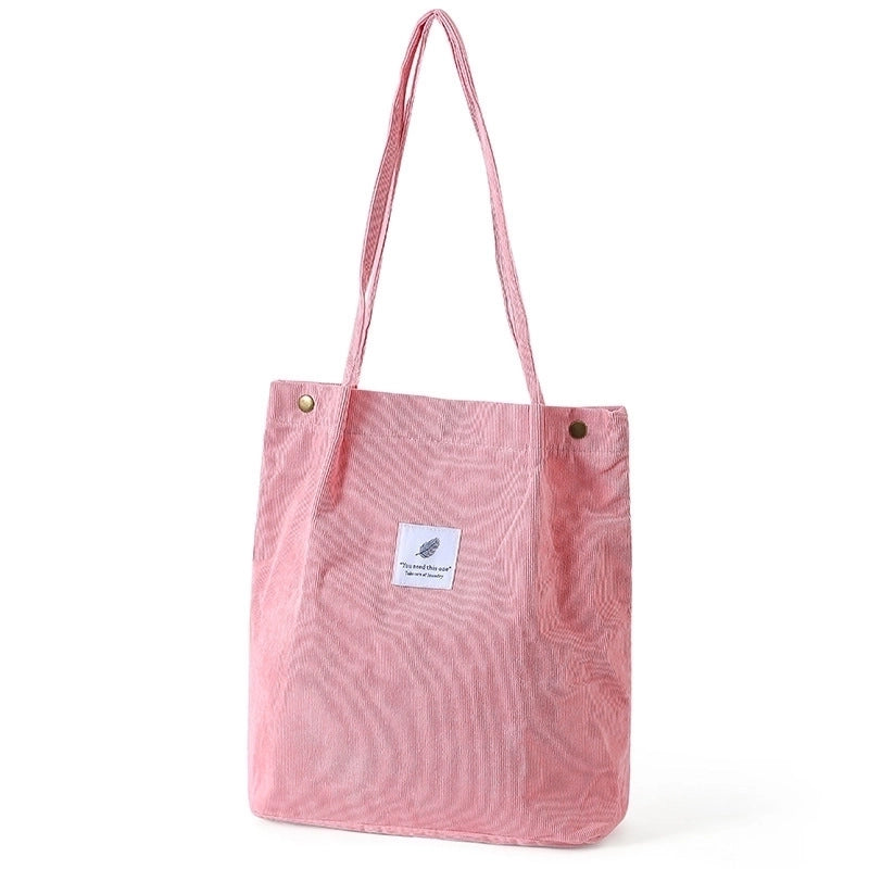 Women's Large All Seasons Polyester Preppy Style Canvas Bag