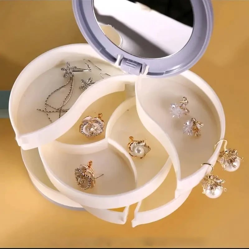 🔥Buy 1 Get 1 Free - 🎁4 Layers Rotatable Jewelry Storage Box