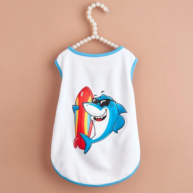 Dog Clothes Summer Pet Clothing Pet Vest Teddy Bulldog Clothes Cat Casual Clothes