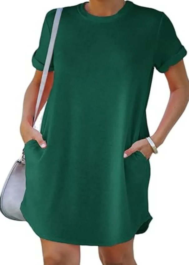 Noel™ | Short Sleeve T Shirt Dress