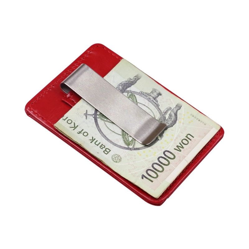 Korean New Fashion Leather Bank Card Storage Gift Id Card Holder