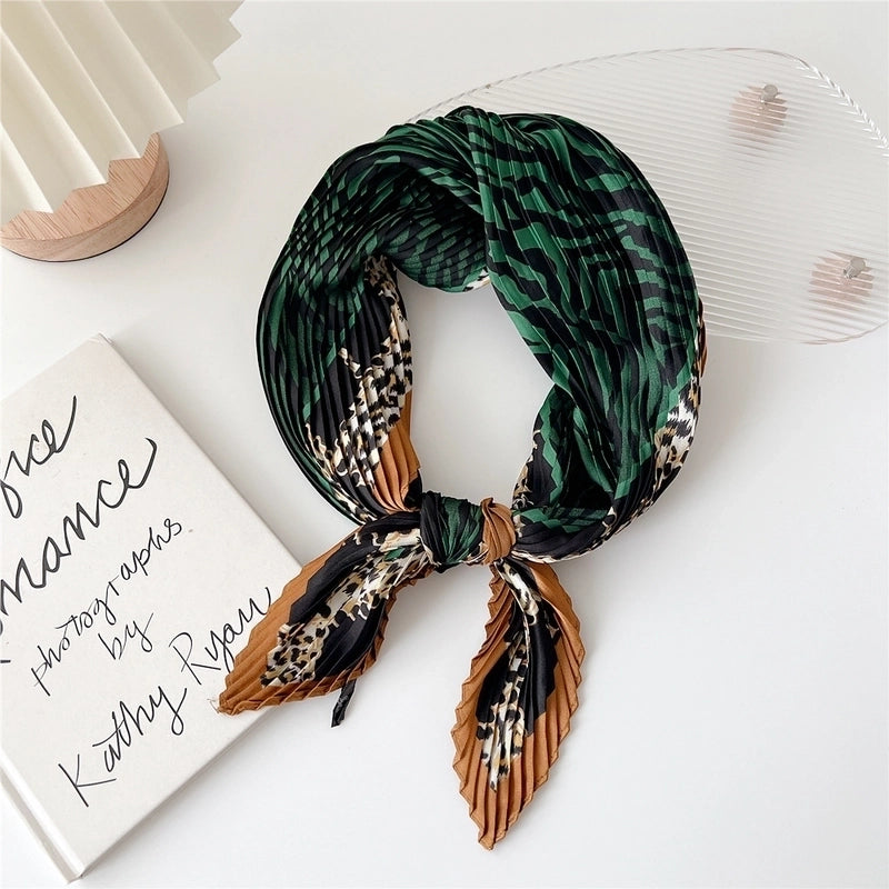 Women's Elegant Printing Polyester Printing Silk Scarf
