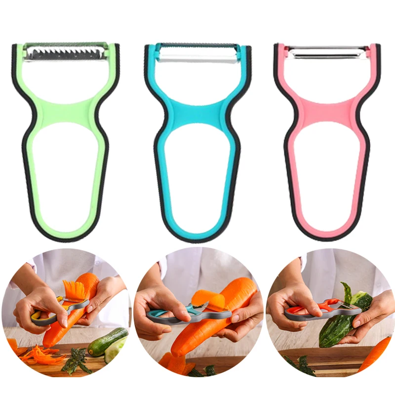 3PCS VEGETABLE PEELER SET KITCHEN PEELING TOOLS