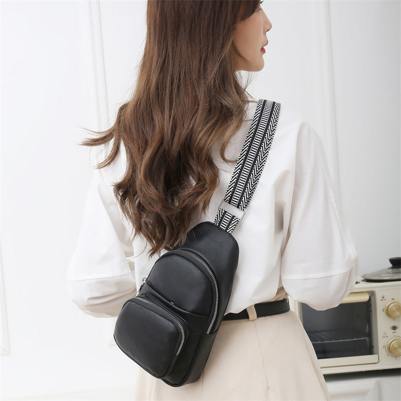 Small Faux Leather Women's Sling Bag