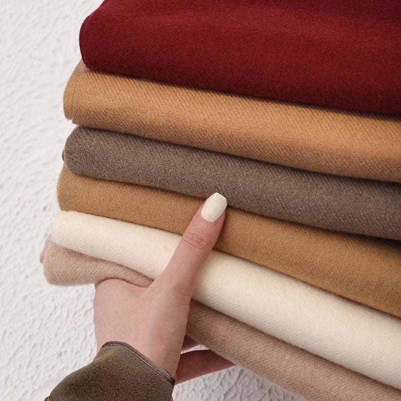 Women's Basic Solid Color Imitation Cashmere Scarf