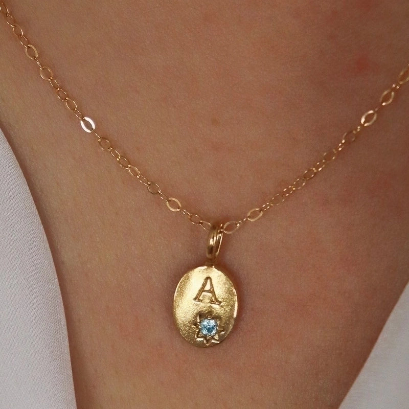 201 Stainless Steel 304 Stainless Steel Titanium Steel Gold Plated Casual Minimalist Plating Inlay Letter Zircon Pendant Necklace