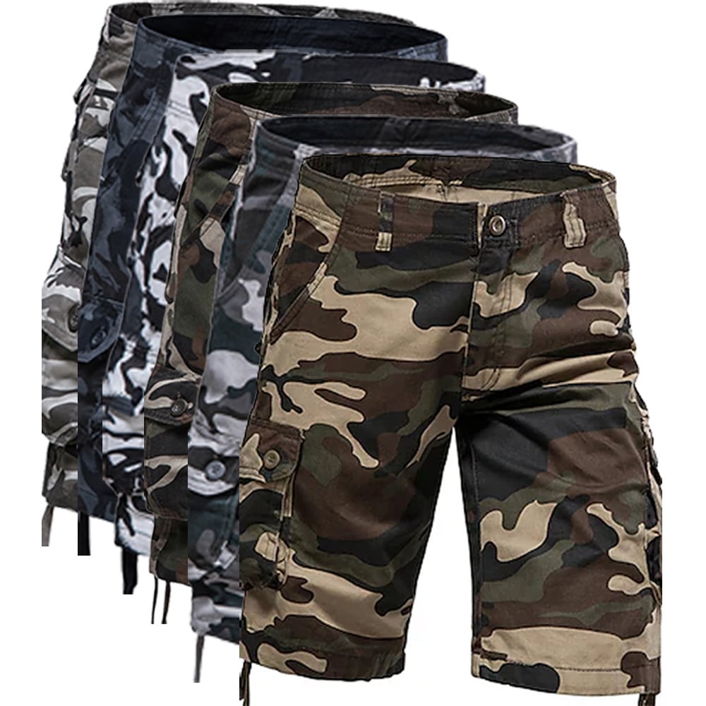 6- Pack Men's Cargo Shorts Summer Shorts Parachute Pants