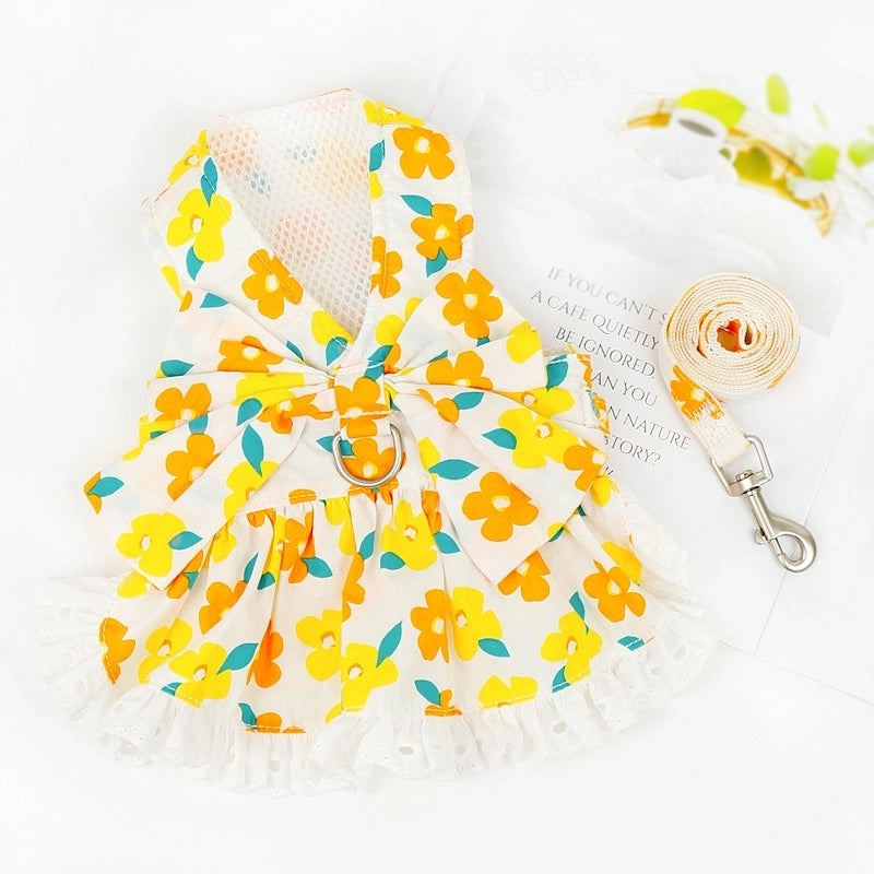 Minimalist Polyester Color Block Pet Clothing
