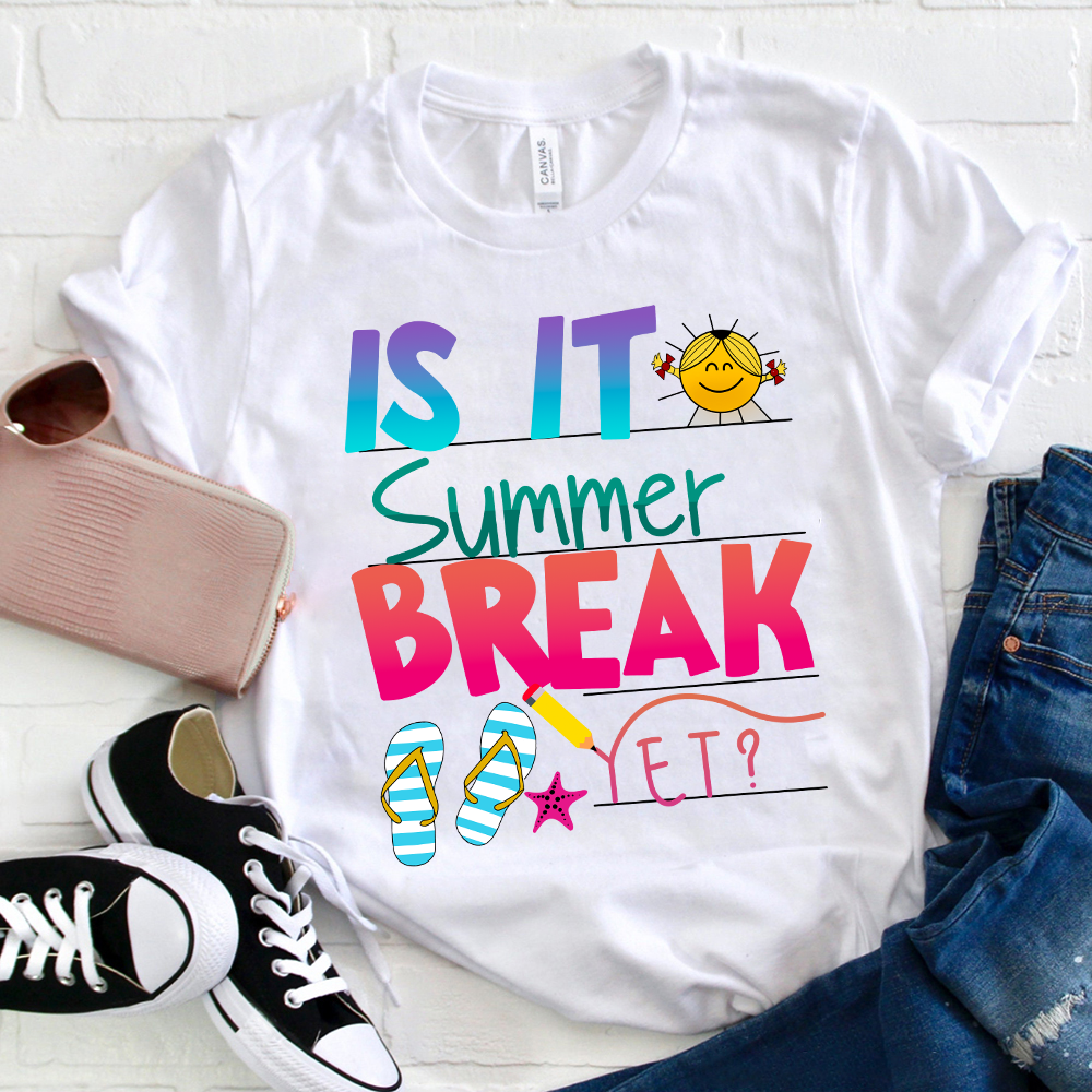 Is It Summer Break Yet Little Girl T-Shirt