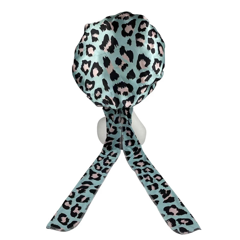 Women's Vintage Style Classic Style Leopard Eaveless Nightcap