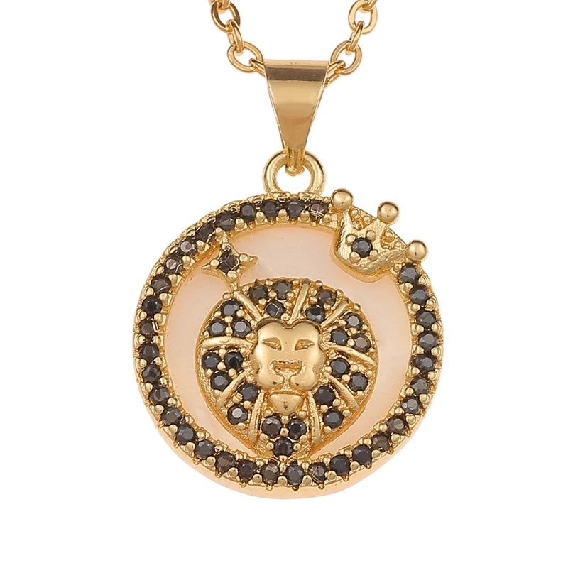 Copper Inlaid Zircon Copper Necklaces
