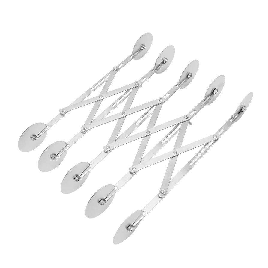 5 Wheel Pastry Cutter (STAINLESS STEEL)